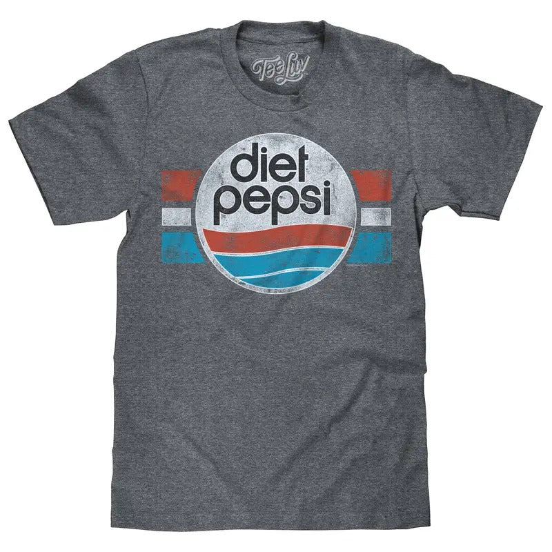 Diet Pepsi Logo Gray - Adult & Kids T-Shirts, Sweatshirts & Hoodies apparel design preview 1