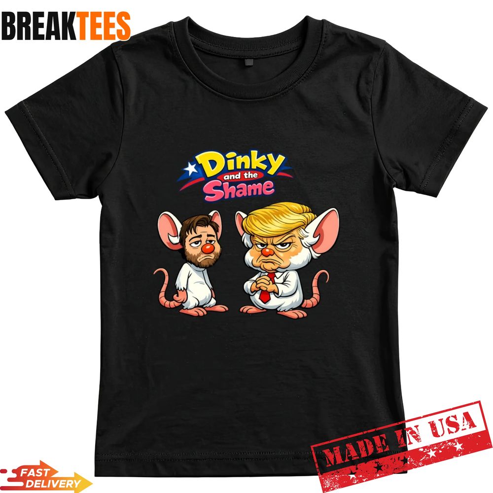 Dinky and the Shame Political Humor - Adult & Kids T-Shirts, Sweatshirts & Hoodies apparel design preview 1