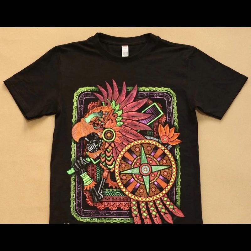 Dios Del Inframumdo Black Cotton - Adult & Kids T-Shirts, Sweatshirts & Hoodies apparel design preview 1