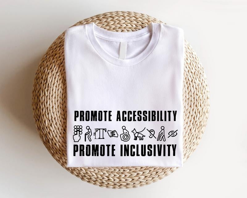 Disability Awareness Promote Accessibility - Adult & Kids T-Shirts, Sweatshirts & Hoodies apparel design preview 1