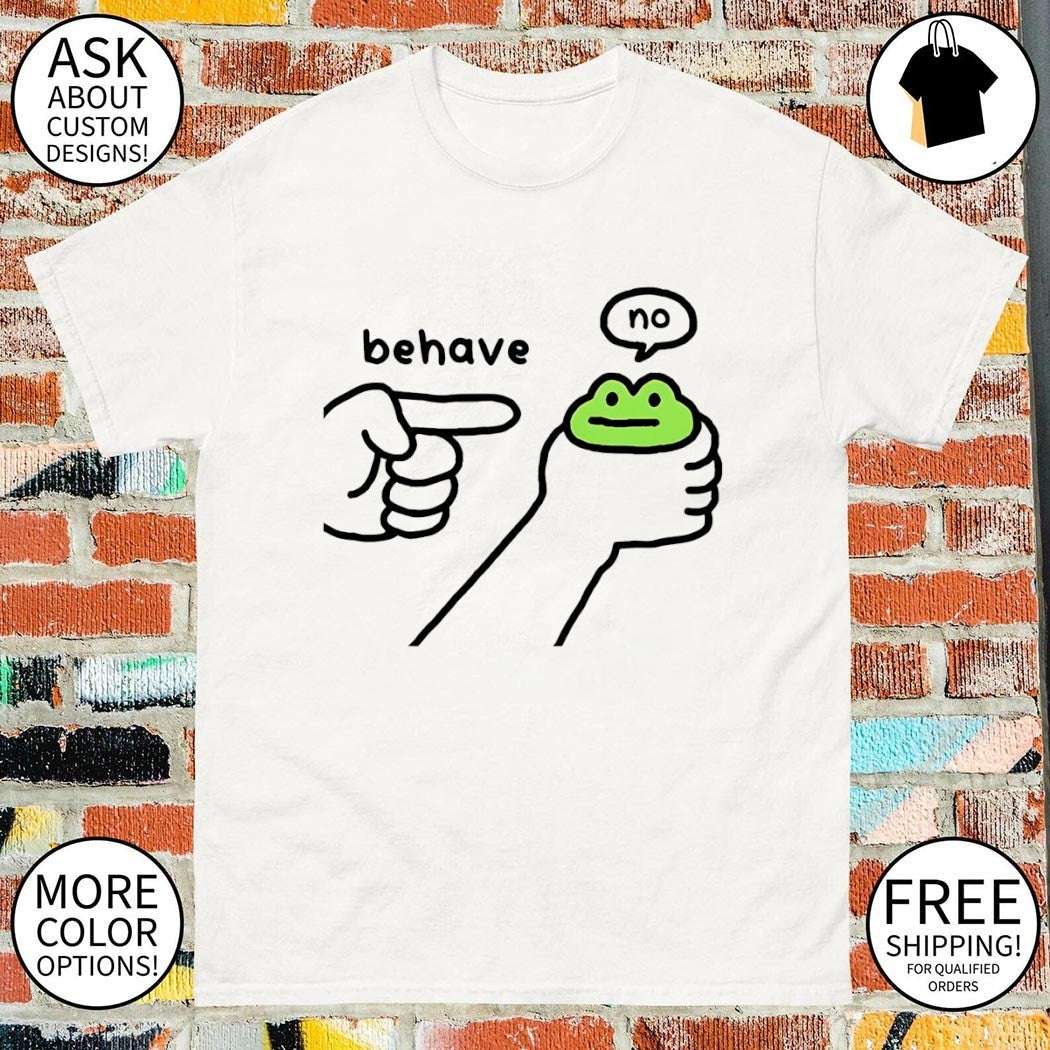 Dishonest frog behave no meme - Adult & Kids T-Shirts, Sweatshirts & Hoodies apparel design preview 1