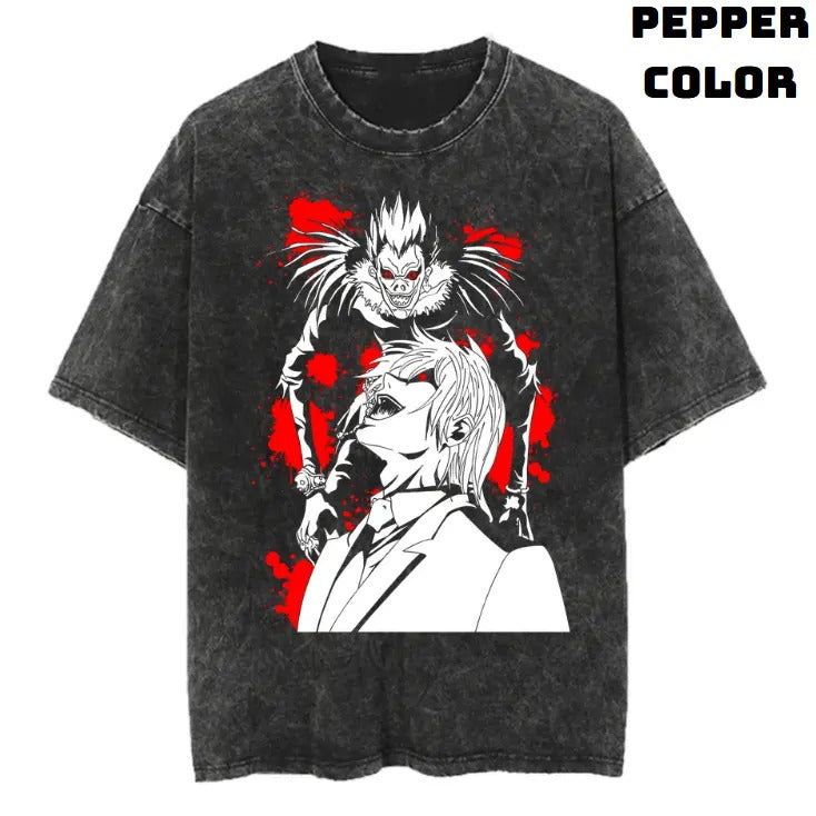Divine Justice Vintage Ryuk Death Note Anime Manga - Adult & Kids T-Shirts, Sweatshirts & Hoodies apparel design preview 1