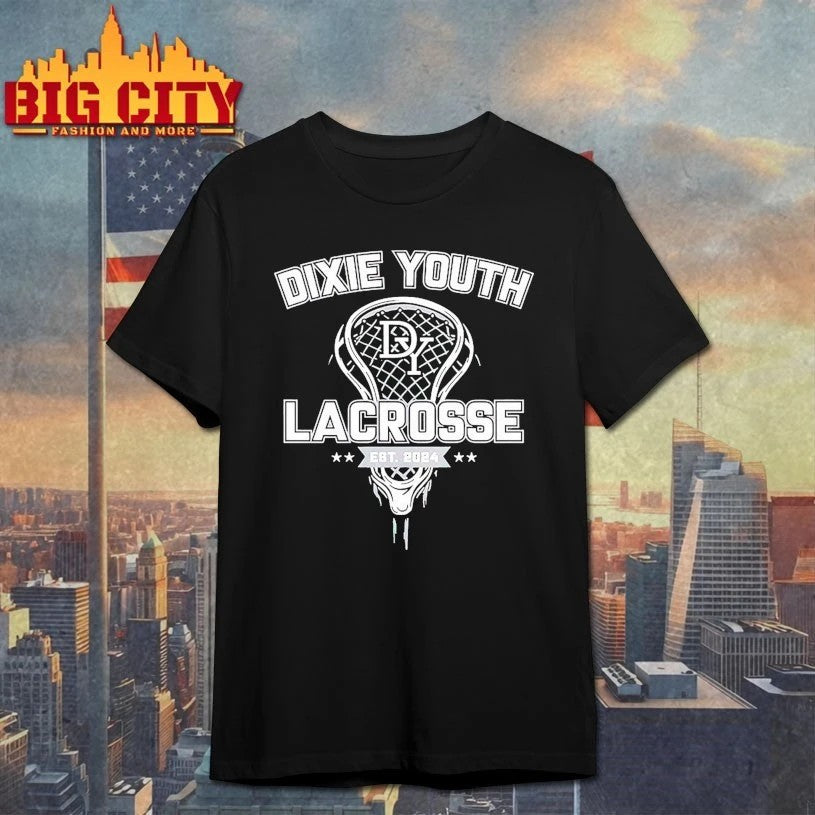 Dixie Youth Lacrosse Est. 2024 - Adult & Kids T-Shirts, Sweatshirts & Hoodies apparel design preview 1