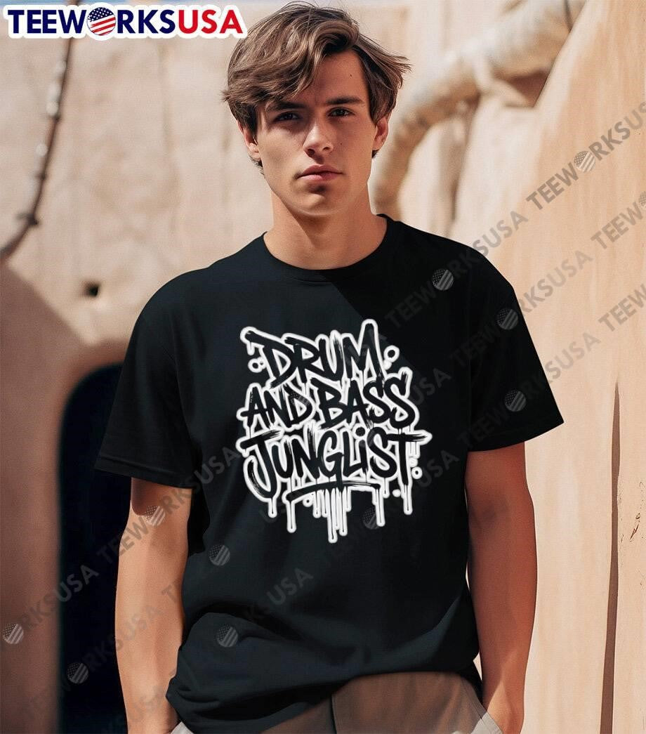 DnB Culture Drum and Bass Junglist Typography Street - Adult & Kids T-Shirts, Sweatshirts & Hoodies apparel design preview 1