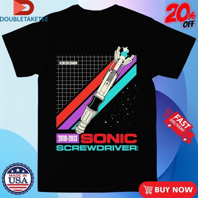 Doctor Who Sonic Screwdriver Eleventh - Adult & Kids T-Shirts, Sweatshirts & Hoodies apparel design preview 1