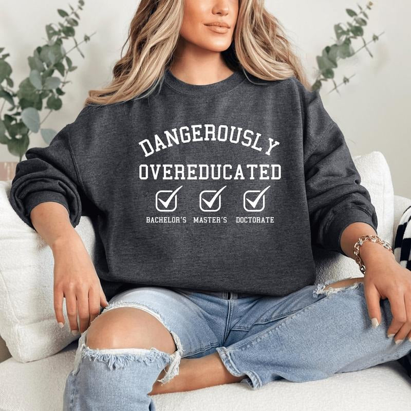 Doctorate PhD Graduation Doctors Degree Funny Fabric - Adult & Kids T-Shirts, Sweatshirts & Hoodies apparel design preview 1