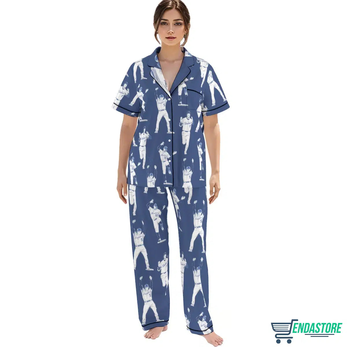 Dodger Baseball Celebrations Of Los Angeles Pajama Set 3D Sweater - Gift for Sports & Hobby Fans product image 2