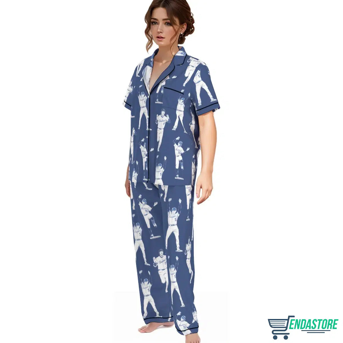 Dodger Baseball Celebrations Of Los Angeles Pajama Set 3D Sweater - Gift for Sports & Hobby Fans product image 3