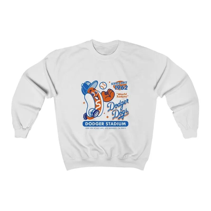Dodger Dogs Since 1962 Baseball Season Vintage Game - Adult & Kids T-Shirts, Sweatshirts & Hoodies apparel design preview 1