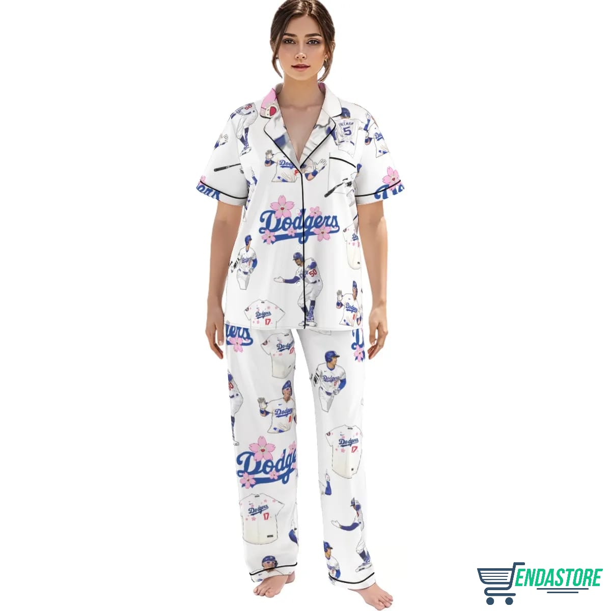 Dodger GrandSlam Print Pajama Set 3D Sweater - Gift Idea product image 2