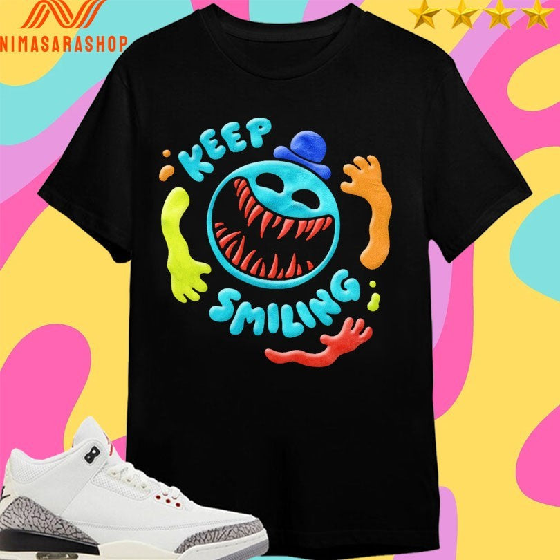 Doey Keep Smiling Critters - Adult & Kids T-Shirts, Sweatshirts & Hoodies apparel design preview 1