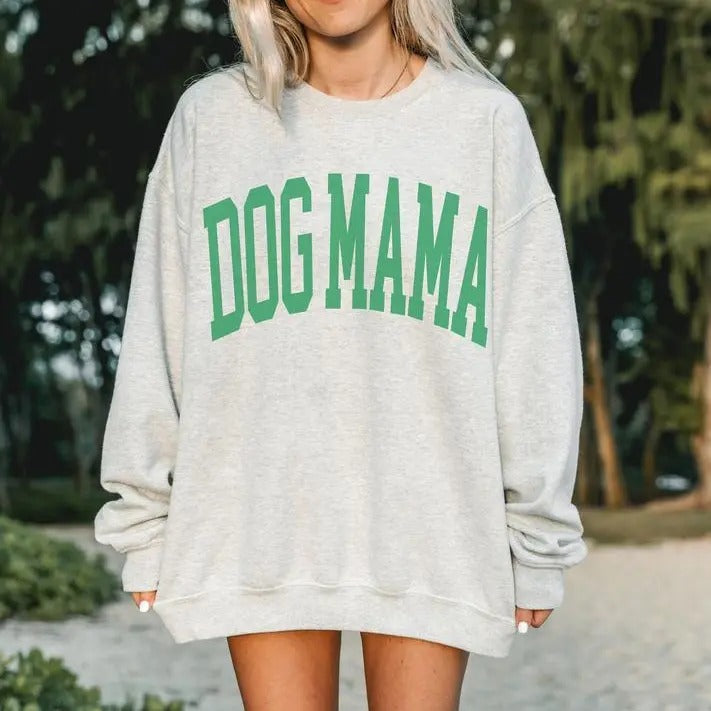 Dog Mama Mom Lovers Varsity - Adult & Kids T-Shirts, Sweatshirts & Hoodies apparel design preview 1