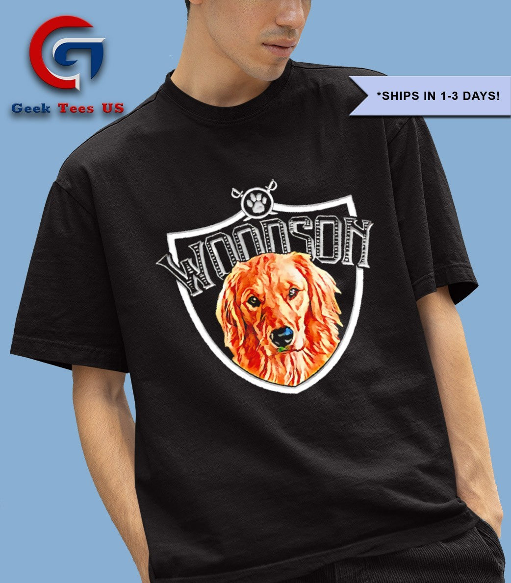 Dog Woodson Las Vegas Raider logo - Adult & Kids T-Shirts, Sweatshirts & Hoodies apparel design preview 1