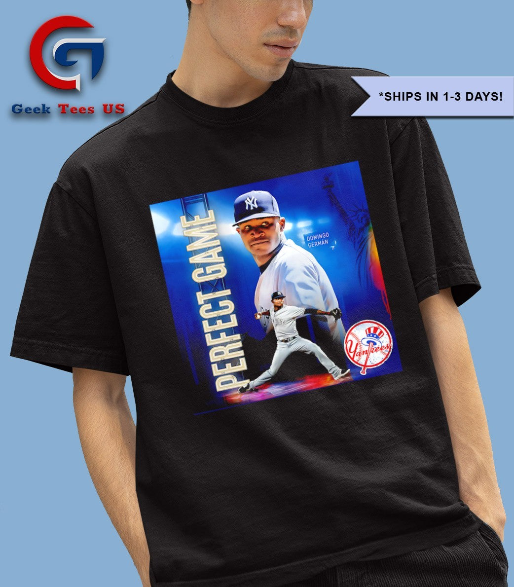 Domingo German New York Yankees Perfect Game graphic - Adult & Kids T-Shirts, Sweatshirts & Hoodies apparel design preview 1