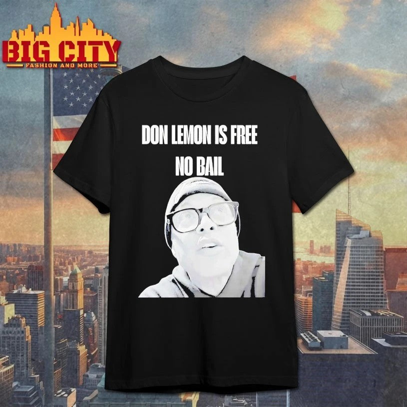 Don Lemon Is Free No Bail - Adult & Kids T-Shirts, Sweatshirts & Hoodies apparel design preview 1