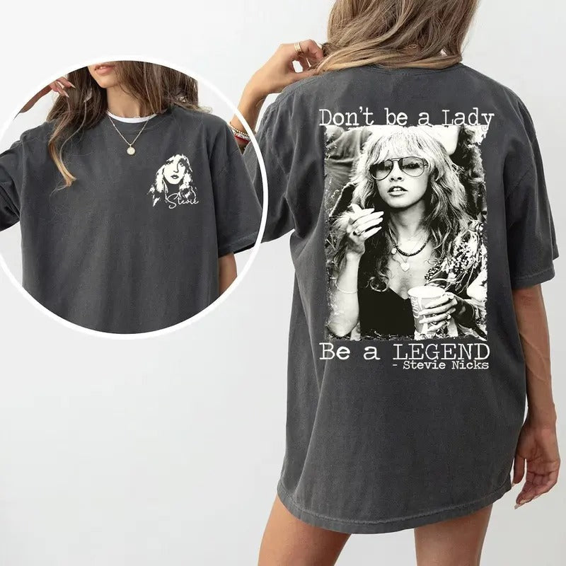 Don'T Be Lady Legend Stevie Nicks 2 Side Her - Adult & Kids T-Shirts, Sweatshirts & Hoodies apparel design preview 1