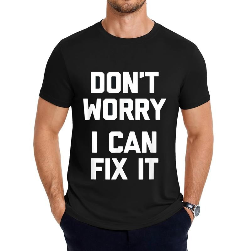 Don'T Worry I Can Fix Funny Repairman Handyman - Adult & Kids T-Shirts, Sweatshirts & Hoodies apparel design preview 1