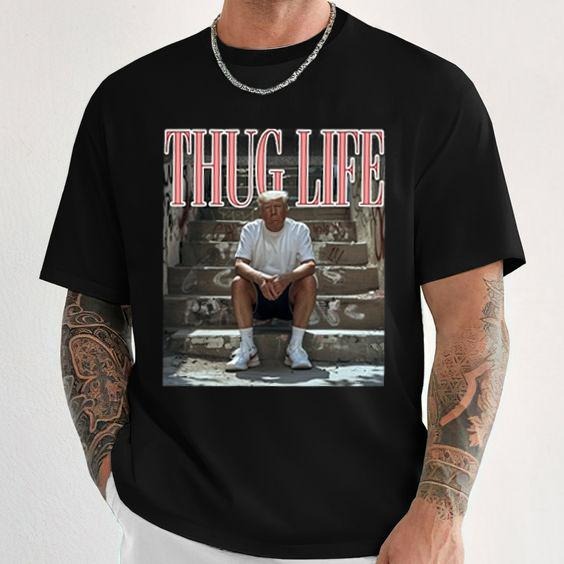 "Donald Trummpp Thug Life Viral Truump America - Adult & Kids T-Shirts, Sweatshirts & Hoodies apparel design preview 1