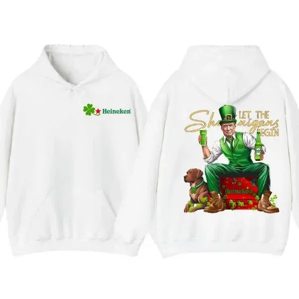 Donald Trump St.Patrick'S Day Supporter He!Neken Beer - Adult & Kids T-Shirts, Sweatshirts & Hoodies apparel design preview 1
