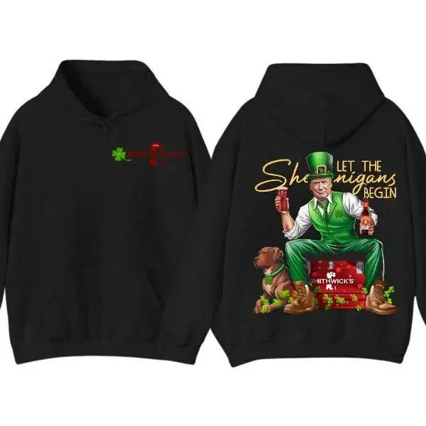 Donald Trump St.Patrick'S Day Supporter Sm!Thw!Ck - Adult & Kids T-Shirts, Sweatshirts & Hoodies apparel design preview 1