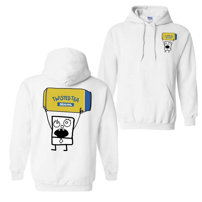 Doodlebob Twisted Tea Essential 2 Sided - Adult & Kids T-Shirts, Sweatshirts & Hoodies apparel design preview 1