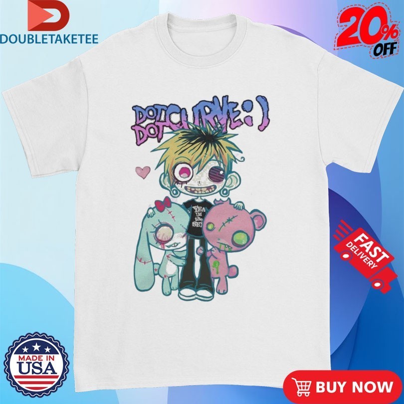 Dot Curve Teddy Smiley - Adult & Kids T-Shirts, Sweatshirts & Hoodies apparel design preview 1