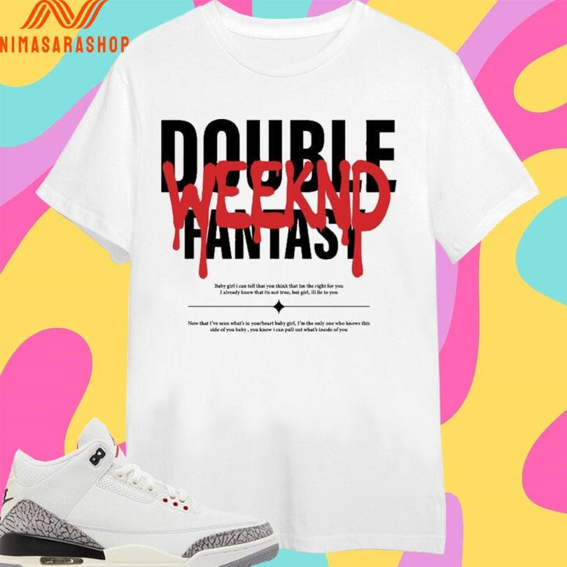 Double Fantasy Weeknd Blood - Adult & Kids T-Shirts, Sweatshirts & Hoodies apparel design preview 1