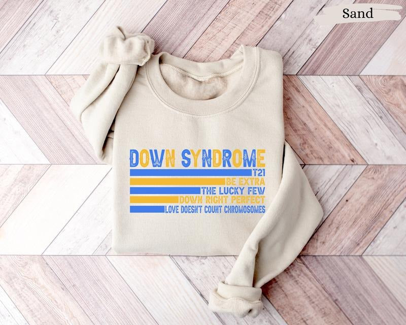 Down Syndrome Extra Chromosome Teacher Awareness - Adult & Kids T-Shirts, Sweatshirts & Hoodies apparel design preview 1