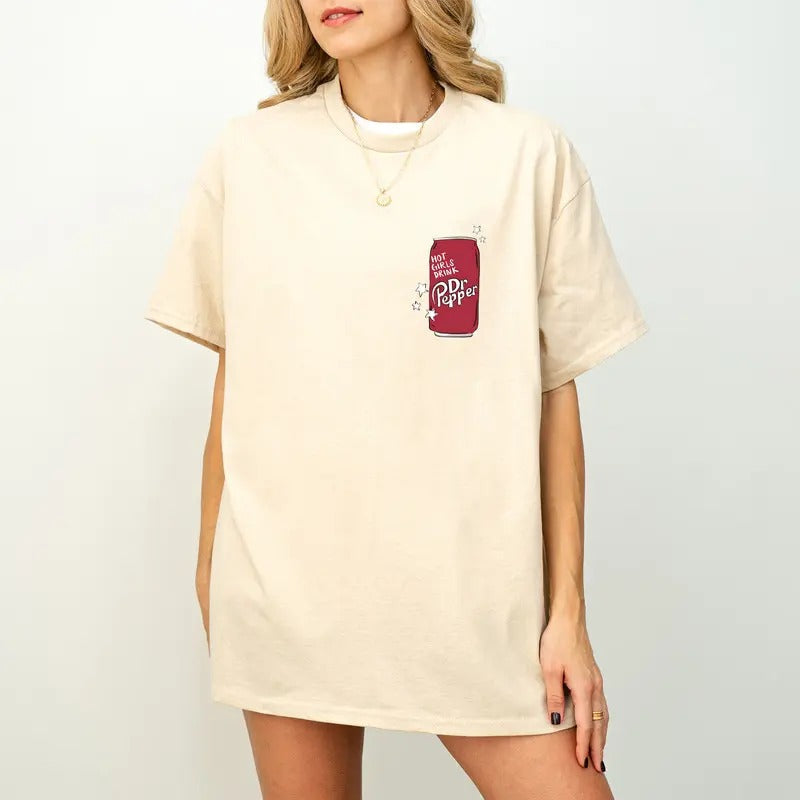 Dr Pepper Bow Cute Soda Her Him - Adult & Kids T-Shirts, Sweatshirts & Hoodies apparel design preview 1