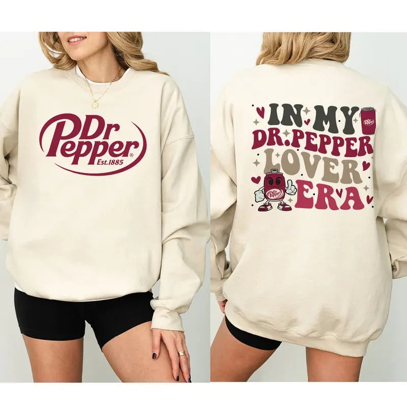 Dr Pepper Regular Pop Soda Loverstyle{N002}2 - Adult & Kids T-Shirts, Sweatshirts & Hoodies apparel design preview 1
