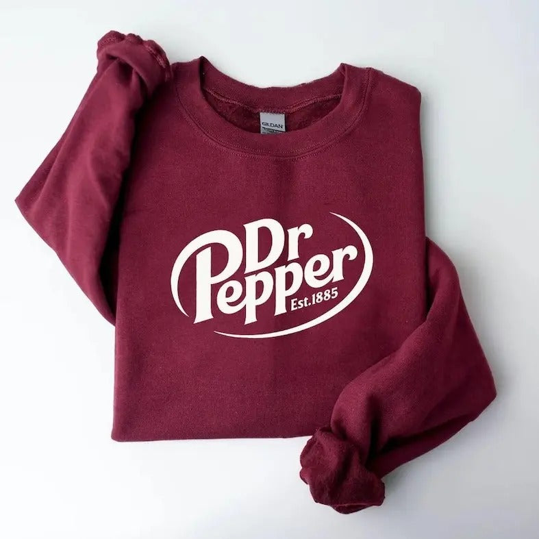 Dr. Pepper Vintage Soda Lovers Casual Streetwear Tops - Adult & Kids T-Shirts, Sweatshirts & Hoodies apparel design preview 1