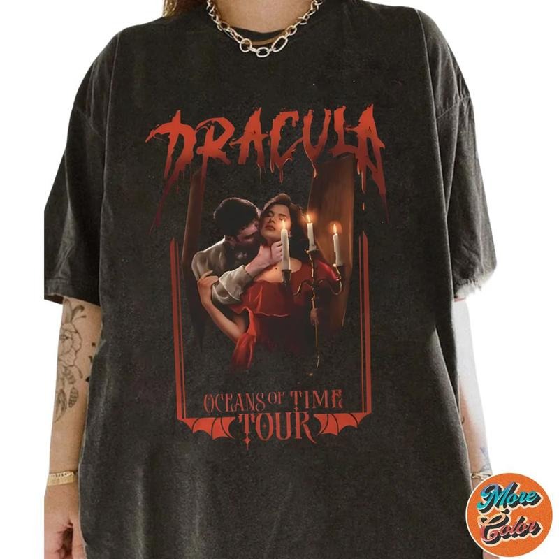 Dracula Monster Mash Band Cotton Crew Neck Size S 3XL - Adult & Kids T-Shirts, Sweatshirts & Hoodies apparel design preview 1