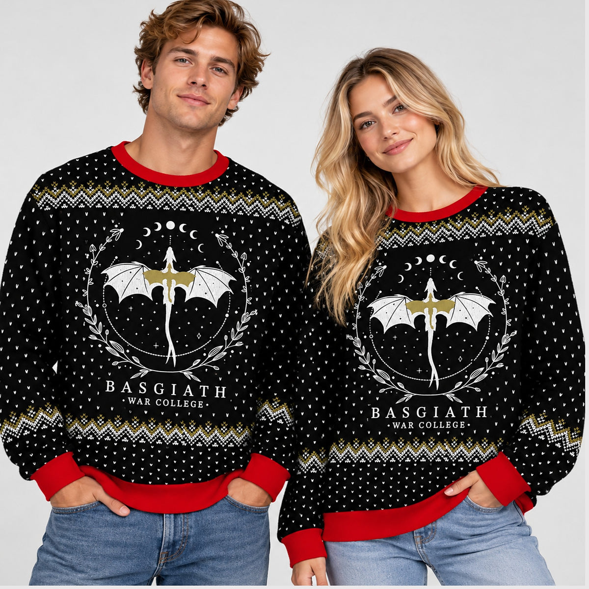 Dragon Basgiath War College Ugly Christmas Sweater - Holiday Gift product image 2