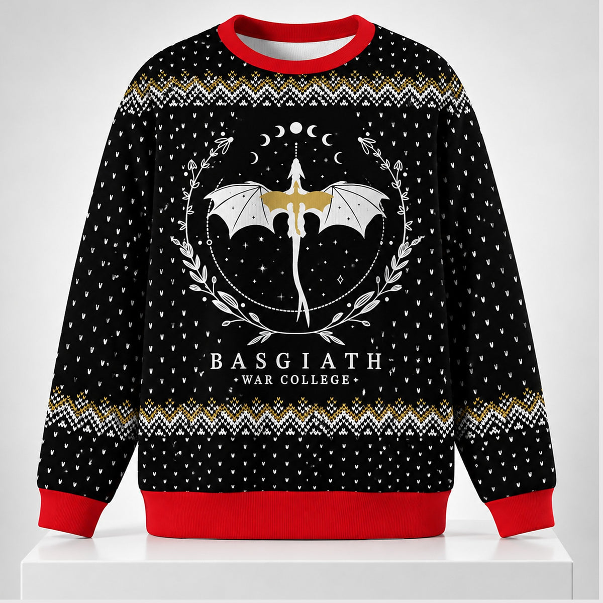 Dragon Basgiath War College Ugly Christmas Sweater - Holiday Gift product image