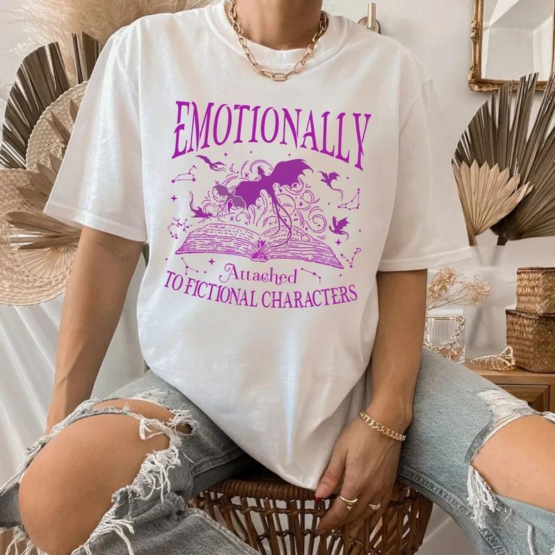 Dragon Lovers Fourth Wing Bookish Emotionally - Adult & Kids T-Shirts, Sweatshirts & Hoodies apparel design preview 1