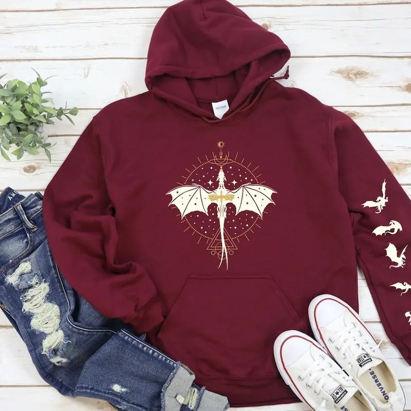 Dragon Rider Basgiath War College Fourth Wing Die Fly - Adult & Kids T-Shirts, Sweatshirts & Hoodies apparel design preview 1