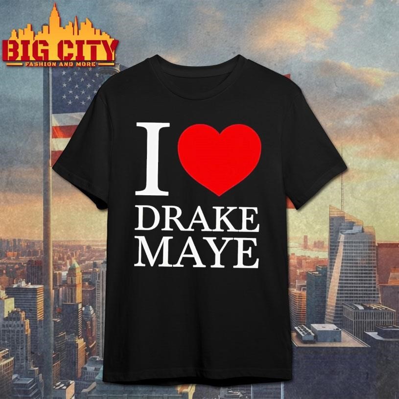 Drake Maye New England I Heart - Adult & Kids T-Shirts, Sweatshirts & Hoodies apparel design preview 1