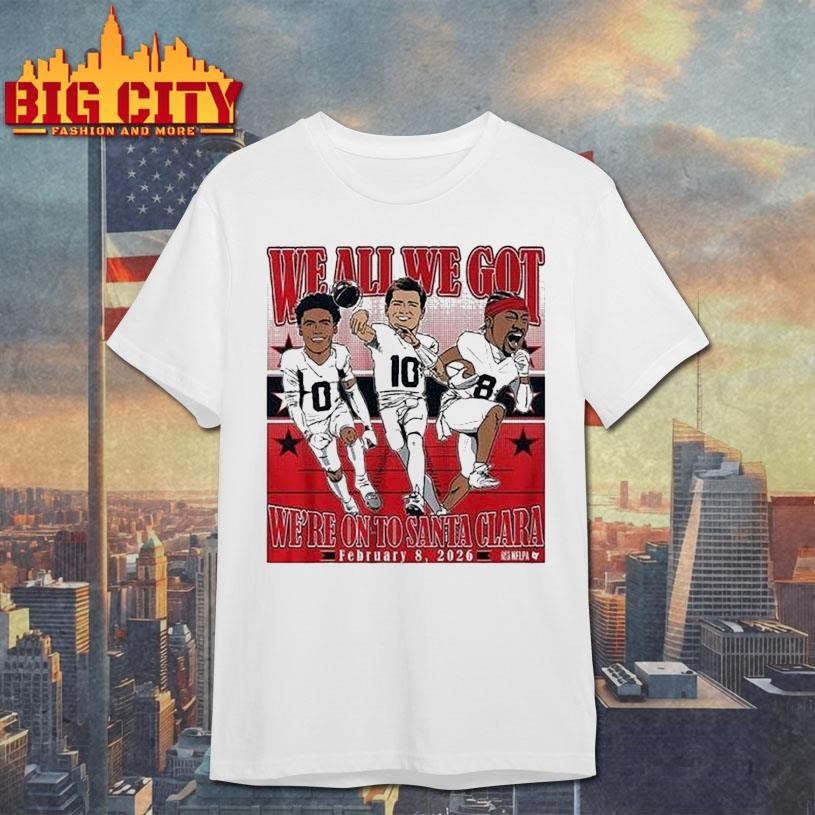 Drake Maye, Stefon Diggs, Christian Gonzalez We All - Adult & Kids T-Shirts, Sweatshirts & Hoodies apparel design preview 1
