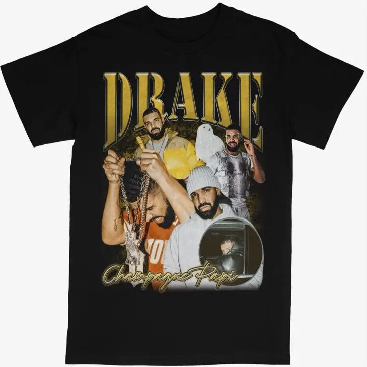 Drake Vintage Retro Cotton Streetwear - Adult & Kids T-Shirts, Sweatshirts & Hoodies apparel design preview 1
