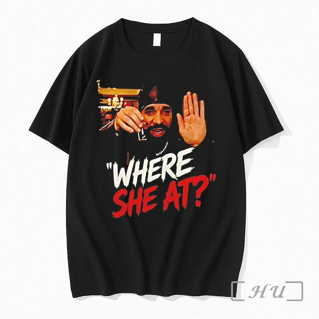 Drake Where She At Sweater Jpg - Adult & Kids T-Shirts, Sweatshirts & Hoodies apparel design preview 1