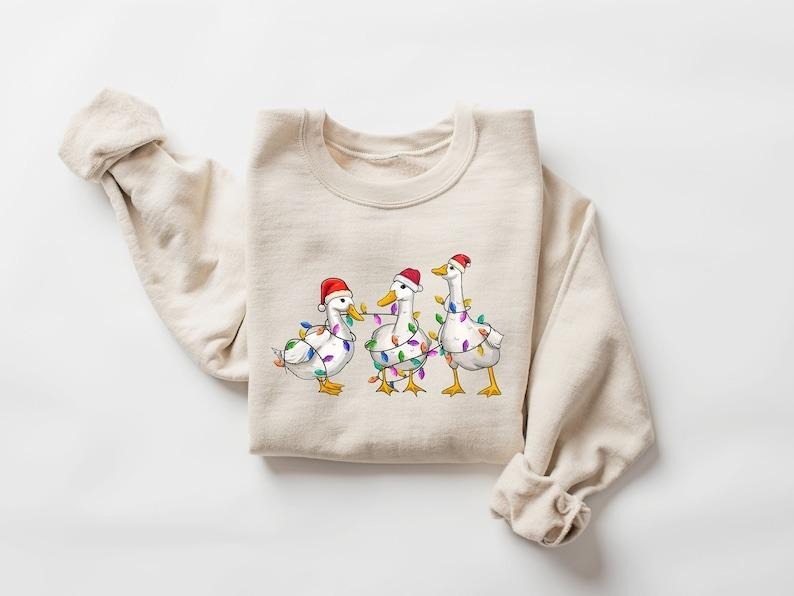 Duck Ducks Funny Lights - Adult & Kids T-Shirts, Sweatshirts & Hoodies apparel design preview 1
