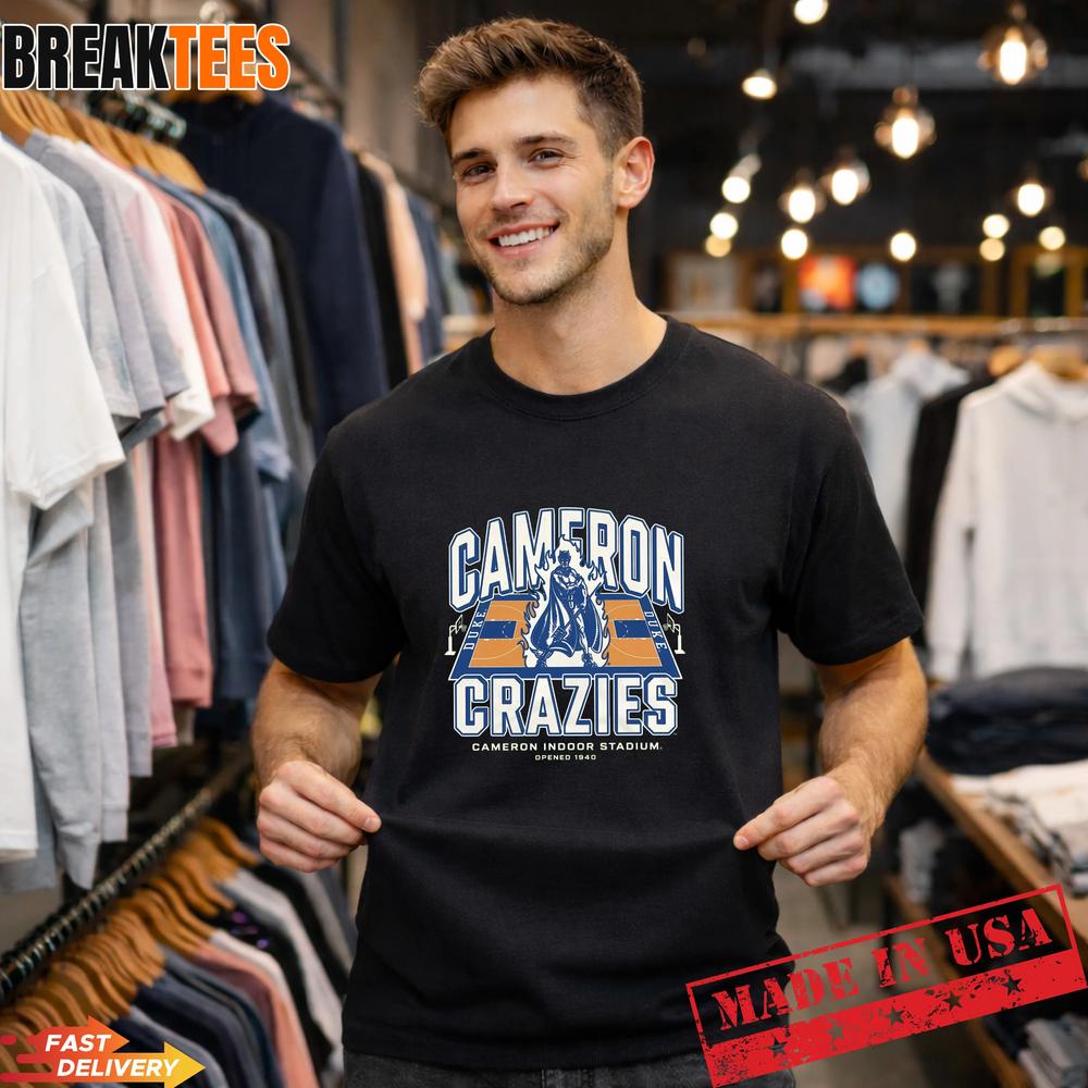 Duke Basketball Cameron Crazies Vintage Fan Graphic - Adult & Kids T-Shirts, Sweatshirts & Hoodies apparel design preview 1