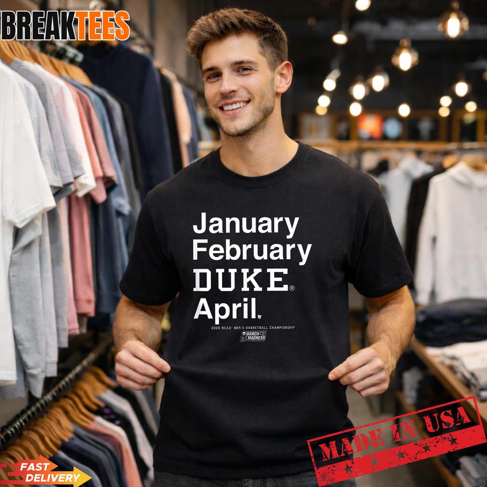 Duke March Madness Season January February April - Adult & Kids T-Shirts, Sweatshirts & Hoodies apparel design preview 1