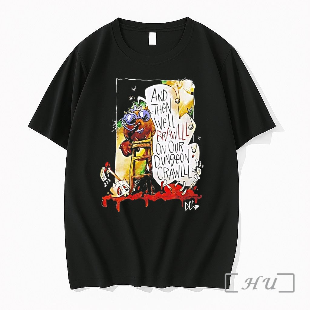 Dungeon Crawler Carl Princess Donut Brawl And Then - Adult & Kids T-Shirts, Sweatshirts & Hoodies apparel design preview 1
