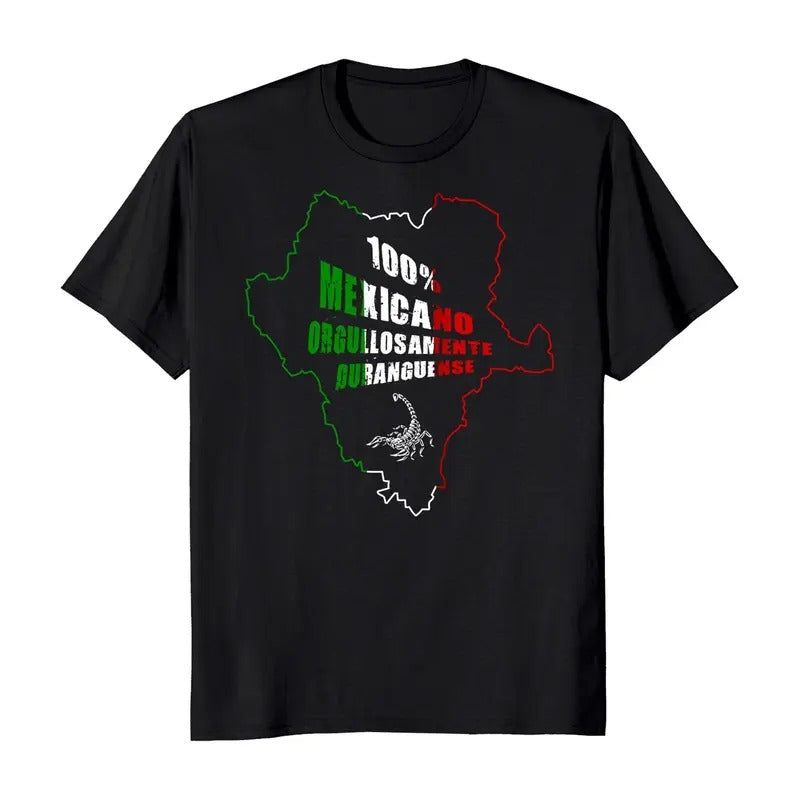Durango Mexico 100% Mexicano Orgullosamente - Adult & Kids T-Shirts, Sweatshirts & Hoodies apparel design preview 1