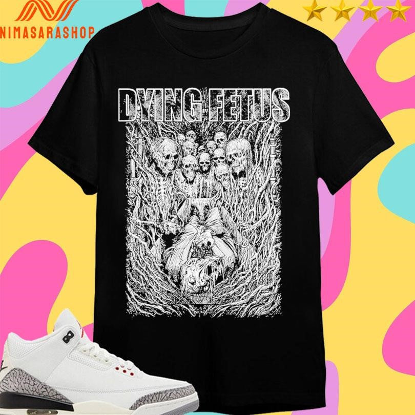 Dying Fetus Skeleton Funeral - Adult & Kids T-Shirts, Sweatshirts & Hoodies apparel design preview 1