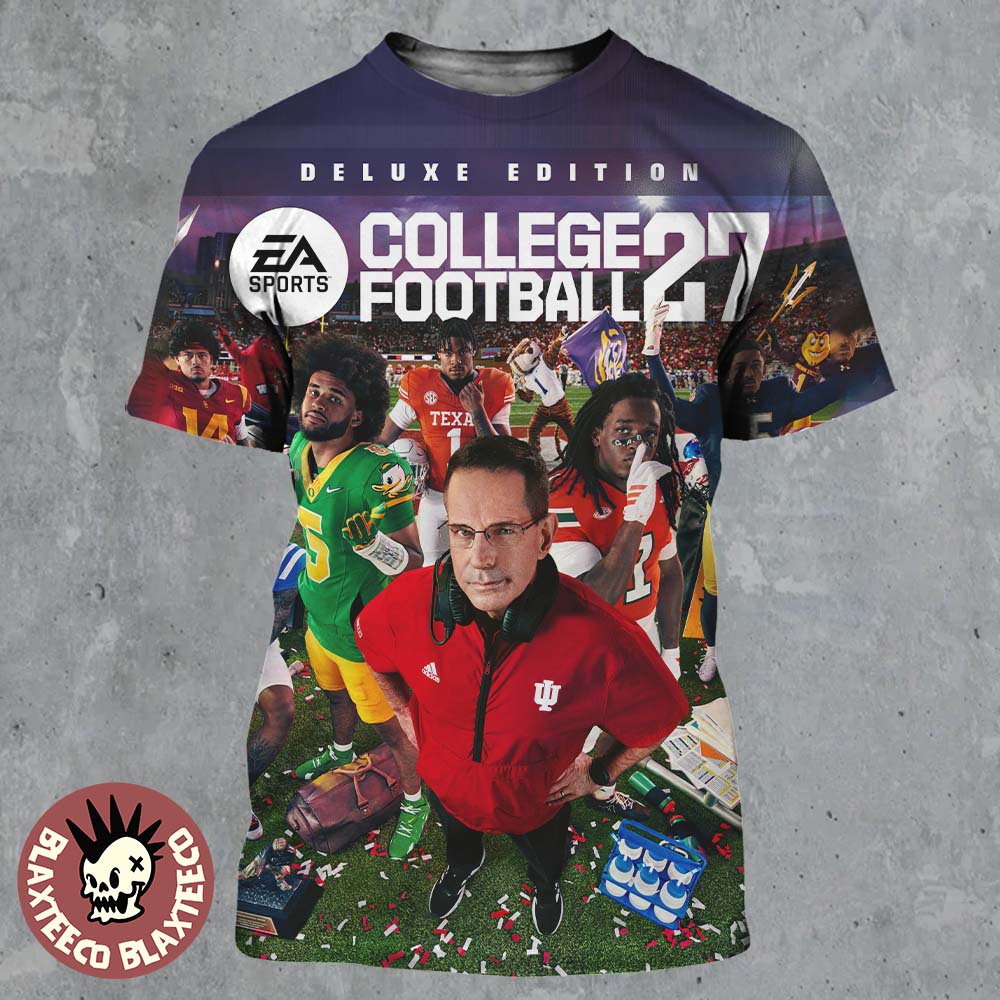 EA Sports College Football 27 Deluxe Edition Cover - Adult & Kids T-Shirts, Sweatshirts & Hoodies apparel design preview 1