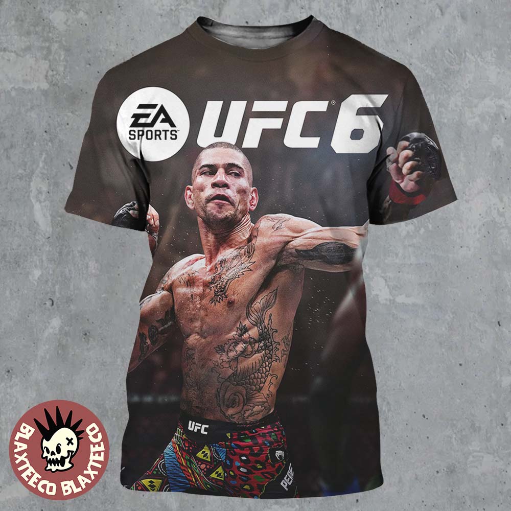 EA Sports UFC 6 Alex Pereira Standard Edition Cover - Adult & Kids T-Shirts, Sweatshirts & Hoodies apparel design preview 1