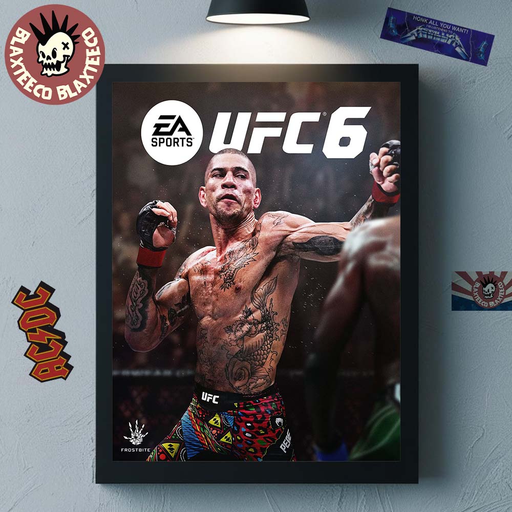 EA Sports UFC 6 Alex Pereira Standard Edition Cover - Adult & Kids T-Shirts, Sweatshirts & Hoodies apparel design preview 1