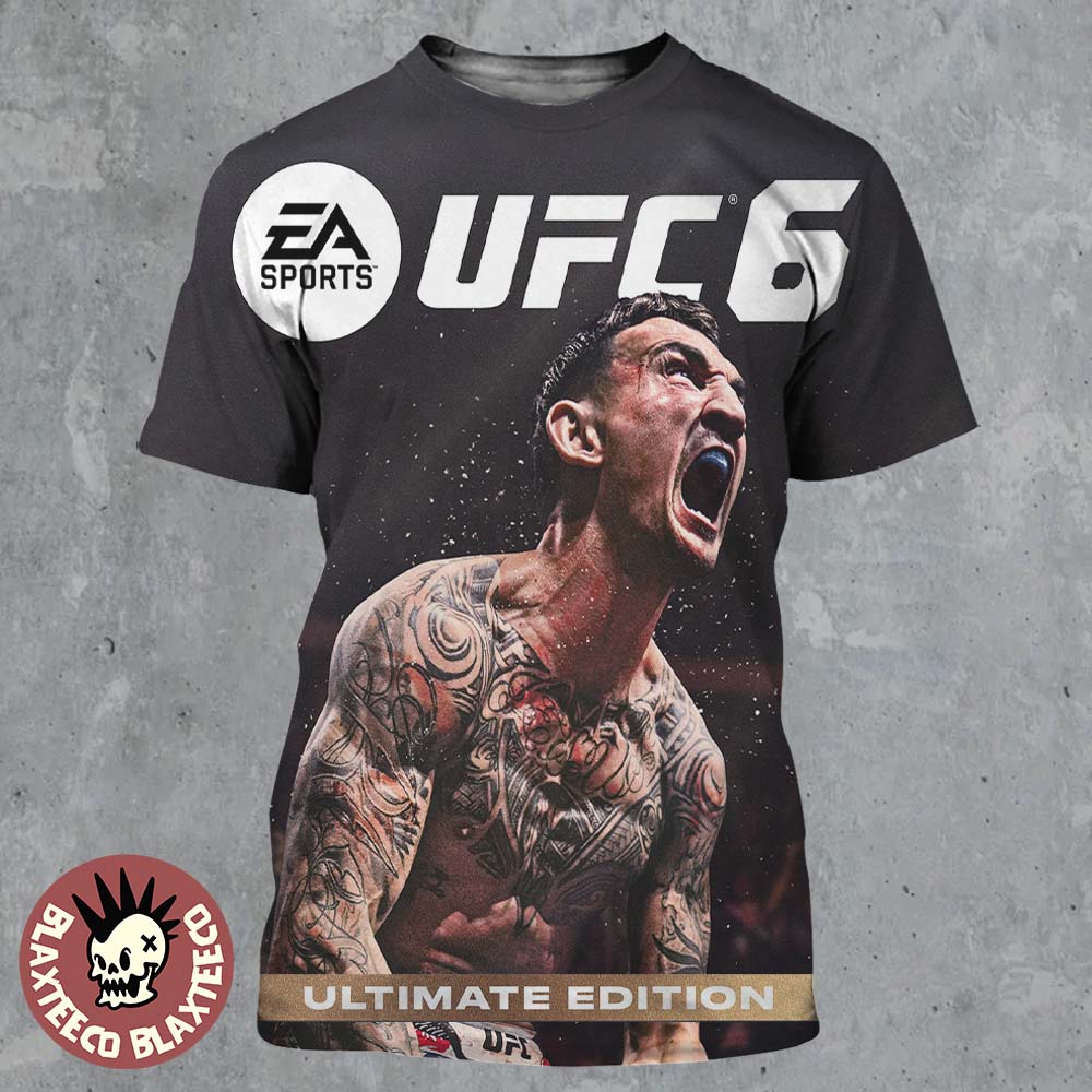 EA Sports UFC 6 Max Holloway Ultimate Edition Cover - Adult & Kids T-Shirts, Sweatshirts & Hoodies apparel design preview 1